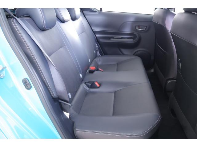 アクア Ｇソフトレザーセレクション　衝突被害軽減ブレーキ　純正９インチナビ　地デジＴＶ　バックカメラ　スマートキー　ＥＴＣ　クルーズコントロール　オートハイビーム　車線逸脱警報　クリアランスソナー　前後ドラレコ　Ｂｌｕｅｔｏｏｔｈ接続　横滑り防止装置（38枚目）