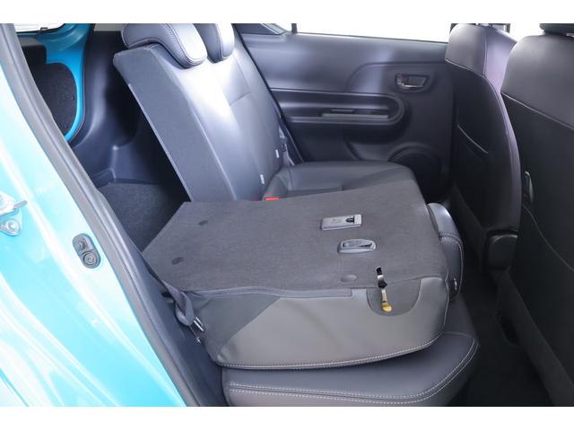 アクア Ｇソフトレザーセレクション　衝突被害軽減ブレーキ　純正９インチナビ　地デジＴＶ　バックカメラ　スマートキー　ＥＴＣ　クルーズコントロール　オートハイビーム　車線逸脱警報　クリアランスソナー　前後ドラレコ　Ｂｌｕｅｔｏｏｔｈ接続　横滑り防止装置（39枚目）