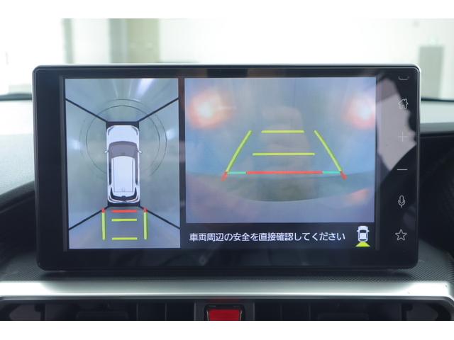 ライズ Ｚ　衝突被害軽減ブレーキ　純正９インチＤＡ　地デジＴＶ　全周囲カメラ　ＢＳＭ　スマートキー　ＥＴＣ２．０　レーダークルーズ　オートハイビーム　車線逸脱警報　コーナーセンサー　前後ドラレコ　シートヒーター　ＬＥＤヘッドライト　先行車発進告知機能　ワンオーナー（14枚目）