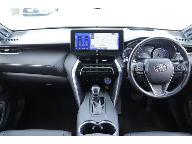 ハリアーハイブリッド Ｚ　衝突被害軽減ブレーキ　１２．３インチＪＢＬプレミアムナビ　地デジＴＶ　バックカメラ　ＢＳＭ　レーダークルーズ　車線逸脱警報　オートハイビーム　クリアランスソナー　スマートキー　ＥＴＣ　パワーシート　パワーバックドア　デジタルミラー　ドラレコ　横滑り防止装置（12枚目）