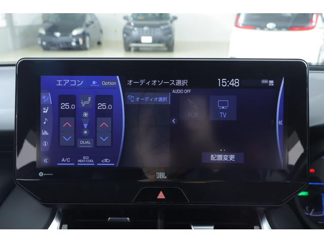 ハリアーハイブリッド Ｚ　レザーパッケージ　衝突被害軽減ブレーキ　レーダークルーズ　１２．３インチＪＢＬプレミアムナビ　地デジＴＶ　全周囲カメラ　ＢＳＭ　車線逸脱警報　クリアランスソナー　ＥＴＣ　シートヒーター＆クール　ステアリングヒーター　パワーバックドア　デジタルミラー　ドラレコ（18枚目）