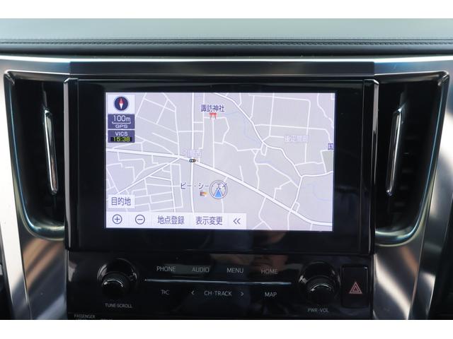 アルファードハイブリッド Ｓ　タイプゴールド　４ＷＤ　モデリスタフルエアロ　サンルーフ　衝突被害軽減ブレーキ　９インチＤＡナビ地デジ　バックカメラ　ＥＴＣ　レーダークルーズ　車線逸脱警報　オートハイビーム　クリアランスソナー　ＡＣ１００Ｖ－１５００Ｗ　パワーバックドア　３眼ＬＥＤライト（14枚目）