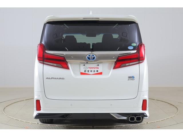 アルファードハイブリッド Ｓ　タイプゴールド　４ＷＤ　モデリスタフルエアロ　サンルーフ　衝突被害軽減ブレーキ　９インチＤＡナビ地デジ　バックカメラ　ＥＴＣ　レーダークルーズ　車線逸脱警報　オートハイビーム　クリアランスソナー　ＡＣ１００Ｖ－１５００Ｗ　パワーバックドア　３眼ＬＥＤライト（52枚目）