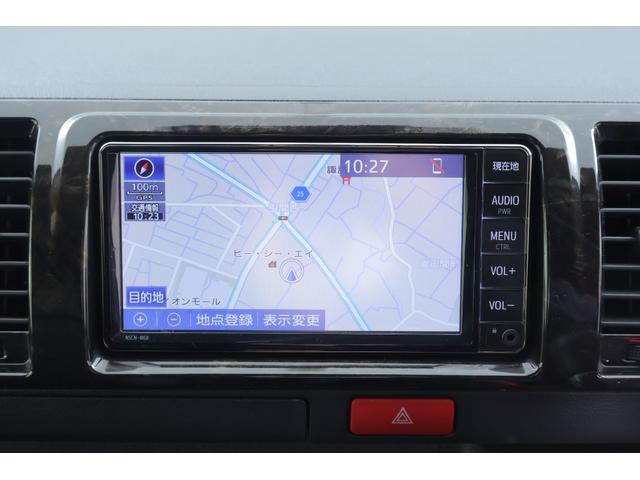 ハイエースバン スーパーGLダークプライムII 4WD 衝突被害軽減ブレーキ 純正SDナビTV 全周囲カメラ スマートキー ETC2.0 車線逸脱警報 オートハイビーム クリアランスソナー LEDヘッドライト AC100V電源 Bluetooth接続 横滑り防止装置(14枚目)