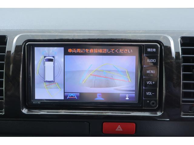 ハイエースバン スーパーGLダークプライムII 4WD 衝突被害軽減ブレーキ 純正SDナビTV 全周囲カメラ スマートキー ETC2.0 車線逸脱警報 オートハイビーム クリアランスソナー LEDヘッドライト AC100V電源 Bluetooth接続 横滑り防止装置(15枚目)