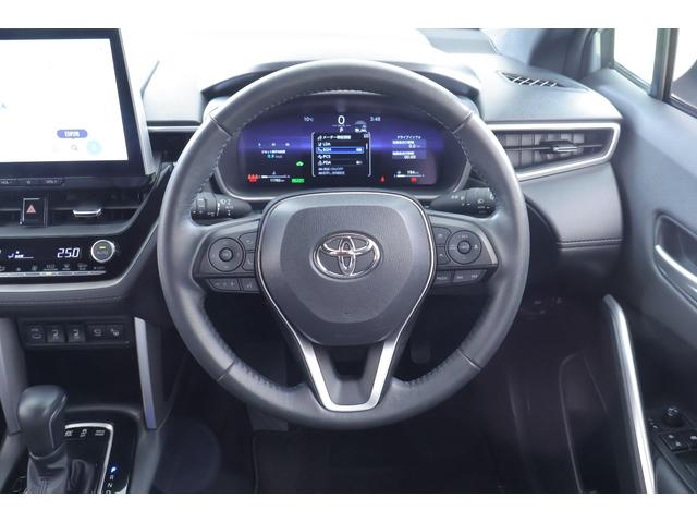 カローラクロス ハイブリッド　Ｚ　４ＷＤ　衝突被害軽減ブレーキ　前後ドラレコ　１０．５インチＤＡナビ　地デジＴＶ　全周囲カメラ　ＢＳＭ　レーダークルーズ　車線逸脱警報　オートハイビーム　クリアランスソナー　ＥＴＣ２．０　シートヒーター　ＡＣ１００Ｖ－１５００Ｗ　パワーバックドア（13枚目）