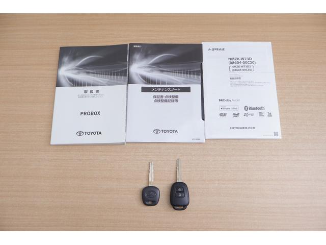 プロボックス Ｆ　衝突被害軽減ブレーキ　純正ＳＤナビ　地デジＴＶ　バックカメラ　オートハイビーム　車線逸脱警報　キーレス　ＥＴＣ　電動格納ミラー　先行車発進告知機能　ＡＣ１００Ｖ電源　Ｂｌｕｅｔｏｏｔｈ接続　アイドリングストップ　横滑り防止装置（42枚目）