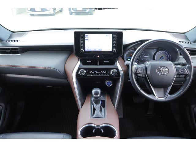 ハリアーハイブリッド Ｇ　モデリスタフルエアロ　衝突被害軽減ブレーキ　ドラレコ　８インチＤＡナビ　地デジＴＶ　バックカメラ　オートハイビーム　車線逸脱警報　デジタルミラー　ドラレコ　クリアランスソナー　ＥＴＣ　パワーシート　パワーバックドア　ＬＥＤヘッドライト　横滑り防止装置（12枚目）