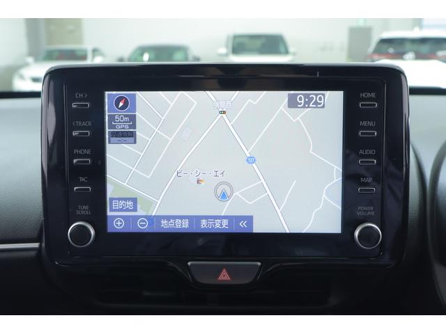 ヤリスクロス ハイブリッドＺ　衝突被害軽減ブレーキ　レーダークルーズ　８インチＤＡナビ　地デジＴＶ　全周囲カメラ　ＢＳＭ　オートハイビーム　車線逸脱警報　クリアランスソナー　スマートキー　ＥＴＣ　シートヒーター　ステアリングヒーター　ドラレコ　ＬＥＤヘッドライト（14枚目）