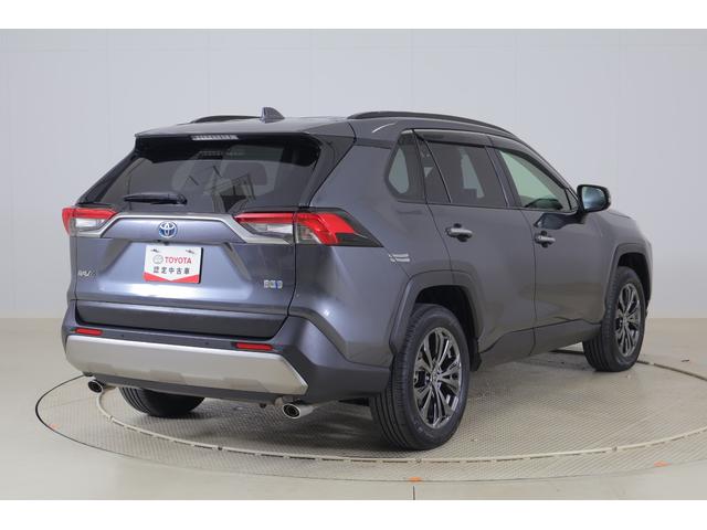 RAV4 ハイブリッドG 4WD 衝突被害軽減ブレーキ 車線逸脱警報 10.5インチDAナビ 地デジTV 全周囲カメラ BSM レーダークルーズ オートハイビーム ETC2.0 シートヒーター&クール ステアリングヒーター 前後ドラレコ パワーバックドア ワンオーナー(52枚目)