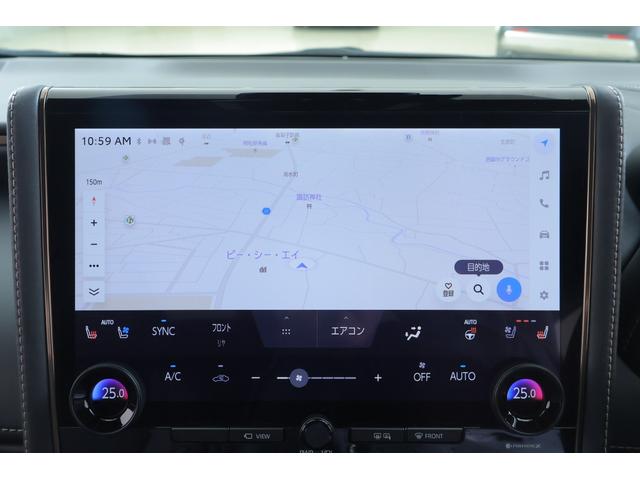 アルファード Ｚ　ムーンルーフ　衝突被害軽減ブレーキ　１４インチＤＡナビ　地デジＴＶ　全周囲カメラ　後席モニター　レーダークルーズ　車線逸脱警報　クリアランスソナー　ＥＴＣ２．０　シートヒーター＆クール　ＡＣ１００Ｖ電源　パワーバックドア　３眼ＬＥＤライト　ワンオーナー（14枚目）