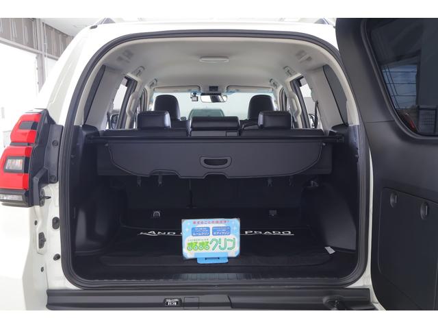 ランドクルーザープラド TX Lパッケージ4WD TRDエアロ 衝突被害軽減ブレーキ 9インチDAナビ 地デジTV 全周囲カメラ BSM 前後ドラレコ ETC2.0 レーダークルーズ 車線逸脱警報 オートハイビーム クリアランスソナー 本革 シートヒーター&クール LEDヘッドライト(49枚目)