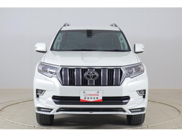 ランドクルーザープラド TX Lパッケージ4WD TRDエアロ 衝突被害軽減ブレーキ 9インチDAナビ 地デジTV 全周囲カメラ BSM 前後ドラレコ ETC2.0 レーダークルーズ 車線逸脱警報 オートハイビーム クリアランスソナー 本革 シートヒーター&クール LEDヘッドライト(50枚目)