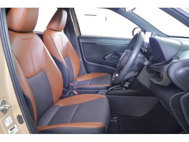 ヤリスクロス ハイブリッドＺ　アドベンチャー　衝突被害軽減ブレーキ　ＢＳＭ　純正８インチＤＡナビ　地デジＴＶ　全周囲カメラ　ＥＴＣ２．０　レーダークルーズ　車線逸脱警報　クリアランスソナー　シートヒーター　ステアリングヒーター　前後ドラレコ　ＬＥＤヘッドライト　ワンオーナー（39枚目）