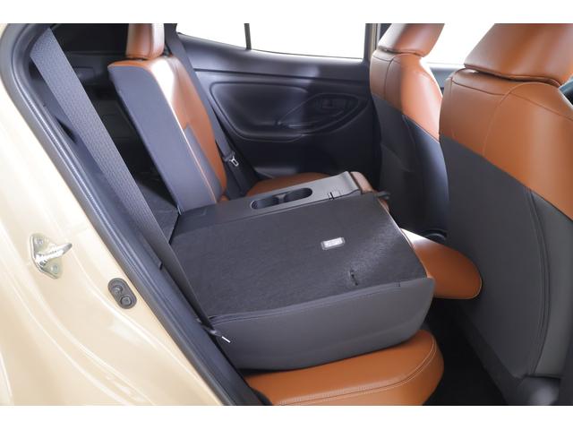 ヤリスクロス ハイブリッドＺ　アドベンチャー　衝突被害軽減ブレーキ　ＢＳＭ　純正８インチＤＡナビ　地デジＴＶ　全周囲カメラ　ＥＴＣ２．０　レーダークルーズ　車線逸脱警報　クリアランスソナー　シートヒーター　ステアリングヒーター　前後ドラレコ　ＬＥＤヘッドライト　ワンオーナー（44枚目）