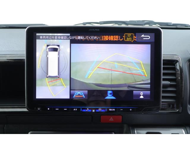 ハイエースバン スーパーGLダークプライムII 4WD 衝突被害軽減ブレーキ SDナビ地デジTV 全周囲カメラ 後席モニター スマートキー ETC オートハイビーム 車線逸脱警報 クリアランスソナー 前後ドラレコ デジタルミラー AC100V電源 純正アルミ LEDヘッドライト(15枚目)