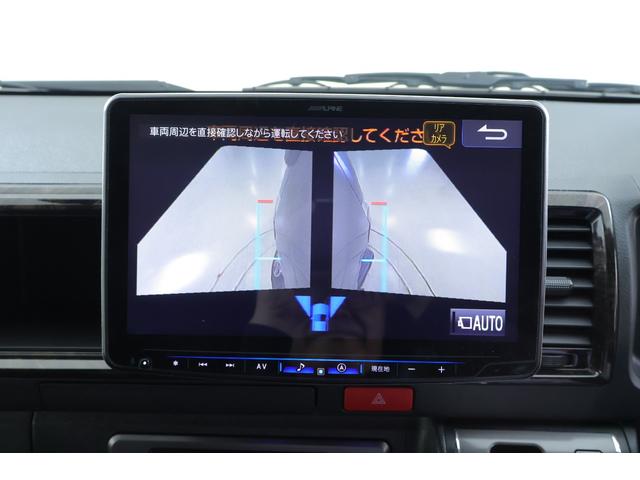 ハイエースバン スーパーGLダークプライムII 4WD 衝突被害軽減ブレーキ SDナビ地デジTV 全周囲カメラ 後席モニター スマートキー ETC オートハイビーム 車線逸脱警報 クリアランスソナー 前後ドラレコ デジタルミラー AC100V電源 純正アルミ LEDヘッドライト(17枚目)