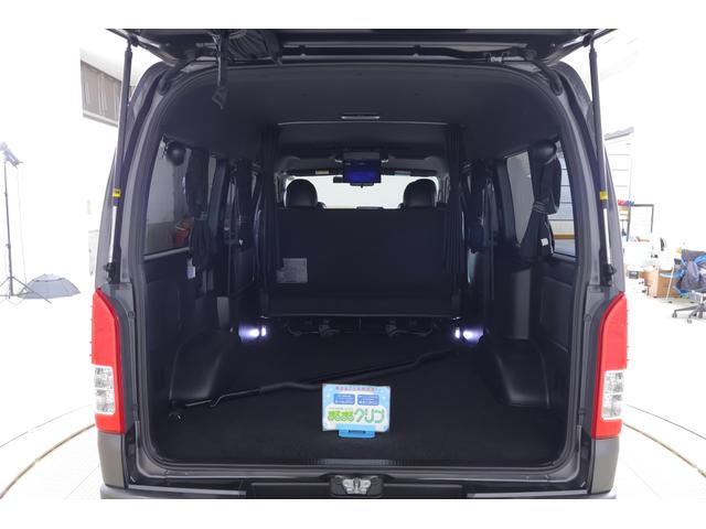 ハイエースバン スーパーGLダークプライムII 4WD 衝突被害軽減ブレーキ SDナビ地デジTV 全周囲カメラ 後席モニター スマートキー ETC オートハイビーム 車線逸脱警報 クリアランスソナー 前後ドラレコ デジタルミラー AC100V電源 純正アルミ LEDヘッドライト(46枚目)