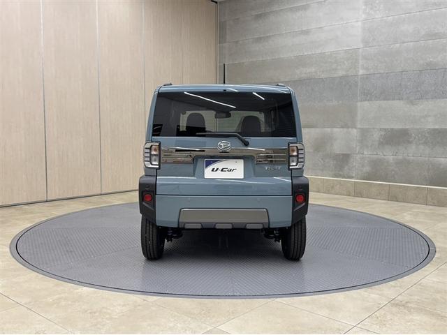 タフト Ｇ　ダーククロムベンチャー　届出済未使用車　衝突被害軽減ブレーキ　ペダル踏み間違い急発進抑制装置　新品純正メモリーナビ　フルセグ　Ｂｌｕｅｔｏｏｔｈ　シートヒーター　バックモニター　サンルーフ　クルーズコントロール　ＣＤ／ＤＶＤ（27枚目）