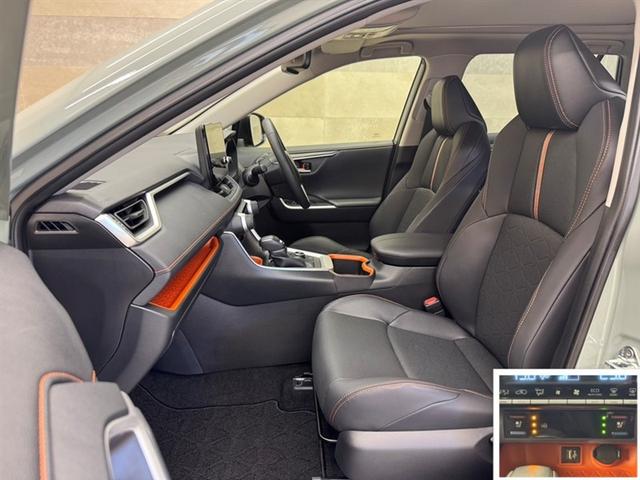 ＲＡＶ４ ハイブリッドアドベンチャー　４ＷＤ　衝突被害軽減ブレーキ　ペダル踏み間違い急発進抑制装置　ナビ　フルセグ　Ｂｌｕｅｔｏｏｔｈ　ＥＴＣ　シートヒーター・ベンチレーション　試乗車　電源コンセント　サンルーフ　クルーズコントロール（22枚目）
