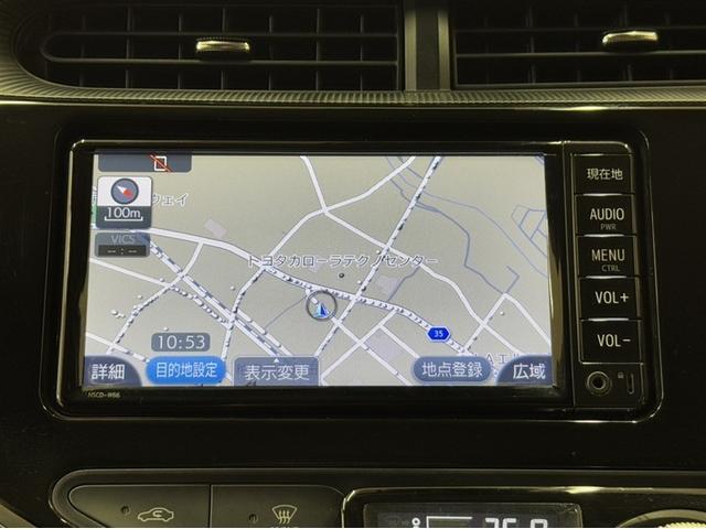 アクア Ｇ　衝突被害軽減ブレーキ　ペダル踏間違い急発進抑制装置　車線逸脱警報装置　オートハイビーム　ワンセグ内蔵メモリー　Ｂｌｕｅｔｏｏｔｈ　バックモニター　ＥＴＣ　スマートキー　ワンオーナー　整備記録簿　ＬＥＤ（9枚目）