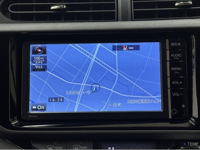 アクア S ワンセグ内蔵メモリー Bluetooth対応 ETC キーレスエントリー 整備記録簿 横滑り防止装置 ABS オートエアコン 全席パワーウィンドウ デュアルエアバッグ(8枚目)