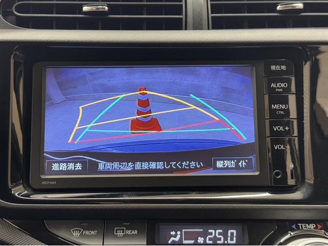 アクア S ナビ ワンセグ Bluetooth バックモニター ETC スマートキー オートエアコン CD再生 デュアルエアバック 横滑り防止装置 盗難防止装置 記録簿(8枚目)