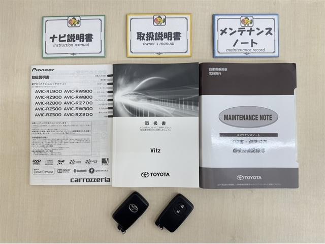 基本操作はもちろん、困った時に役立つ取扱説明書、整備歴が確認出来るメンテナンスノートが付いてます。安心ですね☆☆