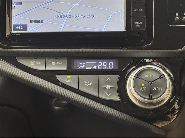 アクア S 衝突被害軽減ブレーキ ドライブレコーダー ナビ フルセグ Bluetooth バックモニター 先進ライト 車線逸脱警報 オートエアコン デュアルエアバック CD/DVD再生 横滑り防止装置(22枚目)