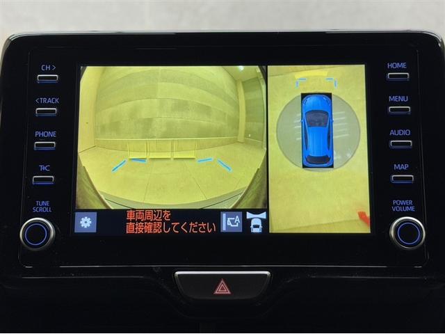 ヤリス ハイブリッドG 全周囲モニター ETC2.0 ディスプレイオーディオ ナビ Bluetooth ディスクプレーヤー クルーズコントロール 衝突被害軽減ブレーキ ペダル踏間違急発進抑制装置 車線逸脱警 オートハイビーム(9枚目)