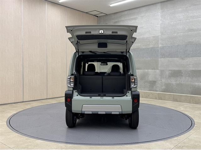 タフト Ｇ　クロムベンチャー　届出済未使用車　衝突被害軽減ブレーキ　ペダル踏み間違い急発進抑制装置　新品純正メモリーナビ　フルセグ　Ｂｌｕｅｔｏｏｔｈ　シートヒーター　バックモニター　サンルーフ　クルーズコントロール　ＣＤ／ＤＶＤ（27枚目）