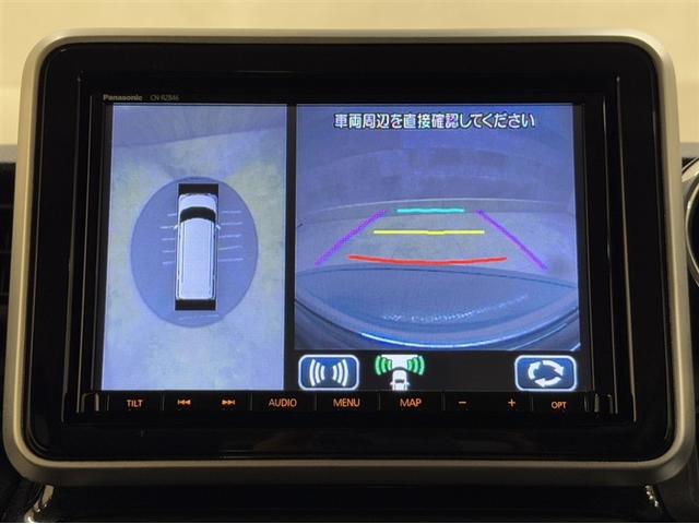 スペーシアカスタム ハイブリッドＸＳターボ　衝突被害軽減ブレーキ　ペダル踏み間違い急発進抑制装置　ナビ　フルセグ　Ｂｌｕｅｔｏｏｔｈ　シートヒーター　両側電動スライドドア　全周囲カメラ　アイドリングストップ　ＥＴＣ　ＬＥＤ　ベンチシート　記録簿（10枚目）