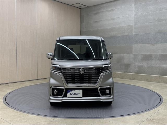 スペーシアカスタム ハイブリッドＸＳターボ　衝突被害軽減ブレーキ　ペダル踏み間違い急発進抑制装置　ナビ　フルセグ　Ｂｌｕｅｔｏｏｔｈ　シートヒーター　両側電動スライドドア　全周囲カメラ　アイドリングストップ　ＥＴＣ　ＬＥＤ　ベンチシート　記録簿（16枚目）