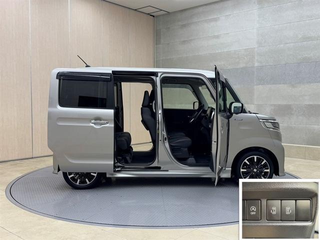 スペーシアカスタム ハイブリッドＸＳターボ　衝突被害軽減ブレーキ　ペダル踏み間違い急発進抑制装置　ナビ　フルセグ　Ｂｌｕｅｔｏｏｔｈ　シートヒーター　両側電動スライドドア　全周囲カメラ　アイドリングストップ　ＥＴＣ　ＬＥＤ　ベンチシート　記録簿（18枚目）