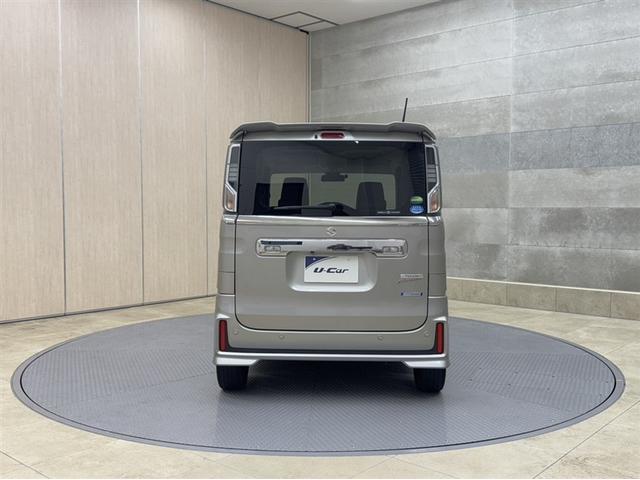 スペーシアカスタム ハイブリッドＸＳターボ　衝突被害軽減ブレーキ　ペダル踏み間違い急発進抑制装置　ナビ　フルセグ　Ｂｌｕｅｔｏｏｔｈ　シートヒーター　両側電動スライドドア　全周囲カメラ　アイドリングストップ　ＥＴＣ　ＬＥＤ　ベンチシート　記録簿（28枚目）