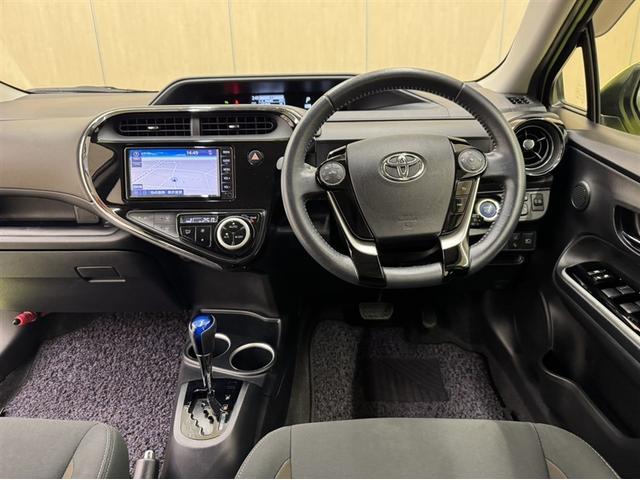 アクア G 衝突被害軽減ブレーキ ペダル踏み間違い急発進抑制装置 ドライブレコーダー ナビ ワンセグ Bluetooth ETC クルーズコントロール バックモニター オートエアコン スマートキー(6枚目)