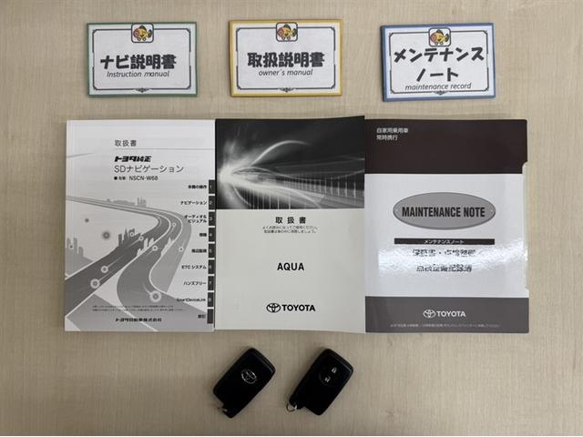 アクア G 衝突被害軽減ブレーキ ペダル踏み間違い急発進抑制装置 ドライブレコーダー ナビ ワンセグ Bluetooth ETC クルーズコントロール バックモニター オートエアコン スマートキー(30枚目)