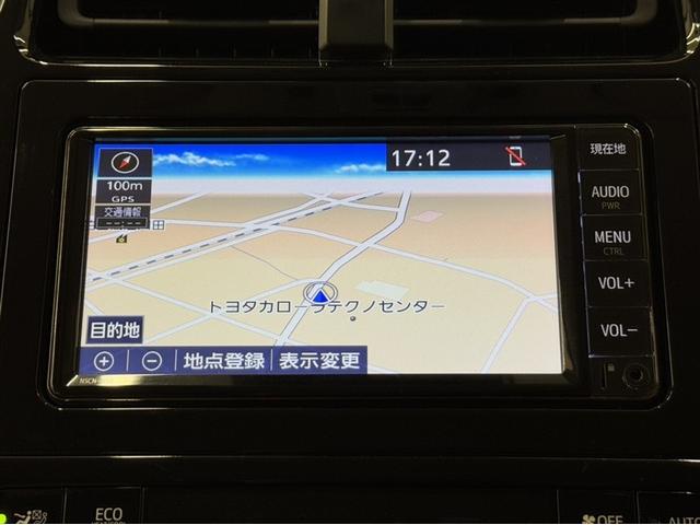 プリウス Ｓ　ドラレコ　衝突被害軽減ブレーキ　ペダル踏み間違い急発進抑制装置　車線逸脱警報装置　オートハイビーム　ワンセグ内蔵メモリー　Ｂｌｕｅｔｏｏｔｈ　バックモニター　ＥＴＣ　ワンオーナー　整備記録簿　ＬＥＤ（8枚目）