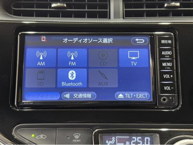 アクア Sスタイルブラック 衝突被害軽減ブレーキ ドライブレコーダー ナビ ワンセグ Bluetooth ETC バックモニター スマートキー 先進ライト 車線逸脱警報 オートエアコン デュアルエアバック CD再生 盗難防止装置(7枚目)