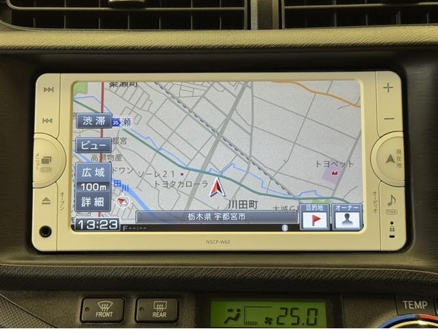 アクア Ｇ　ワンセグ内蔵メモリー　Ｂｌｕｅｔｏｏｔｈ対応　バックモニター　ＥＴＣ　スマートキー　イモビライザー　ワンオーナー　オートエアコン　横滑り防止装置　ＡＢＳ　全席パワーウィンドウ　パワーステアリング（10枚目）