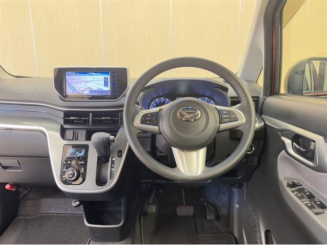 ムーヴ カスタム X メモリーナビ ワンセグ ETC LED ベンチシート バックモニター アイドリングストップ スマートキー オートエアコン 純正アルミ CD再生 デュアルエアバック 横滑り防止装置 盗難防止装置(5枚目)