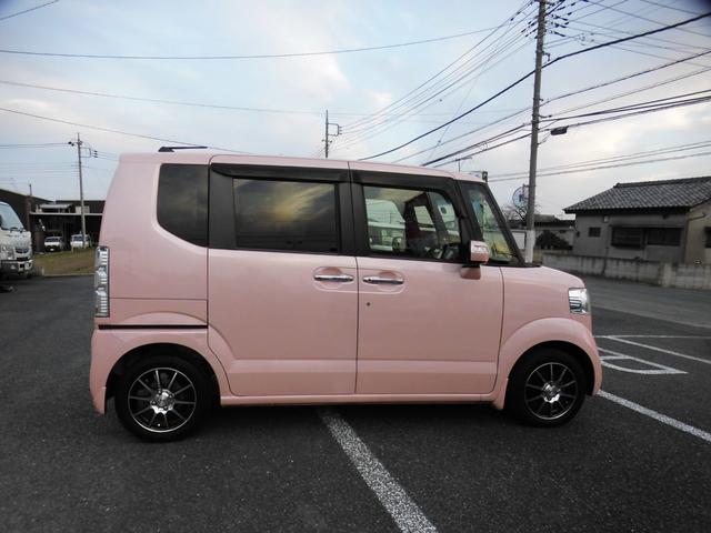 N-BOX G SSパッケージ 社外ナビフルセグTV バックカメラ ETC 両側パワースライドドア HIDオートライト シートヒーター 前方ドラレコ スマートキー(4枚目)