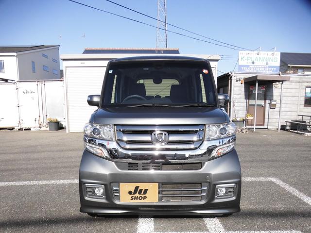 Ｎ－ＢＯＸカスタム Ｇ・ターボＬパッケージ　４ＷＤ　両側パワースライドドア　衝突軽減ブレーキ　純正ナビフルセグＴＶ　バックカメラ　スマートキー　シートヒーター　クルーズコントロール（2枚目）