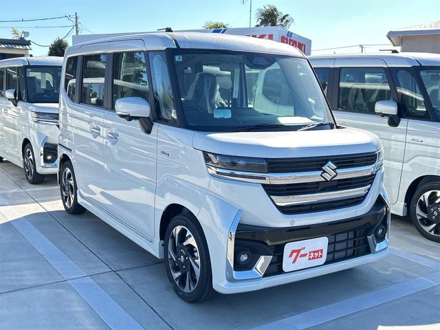 スペーシアカスタム ハイブリッドＸＳターボ　全周囲カメラ　両側電動スライドドア　ナビ　ＴＶ　クリアランスソナー　オートクルーズコントロール　レーンアシスト　衝突被害軽減システム　オートライト　ＬＥＤヘッドランプ　スマートキー（14枚目）