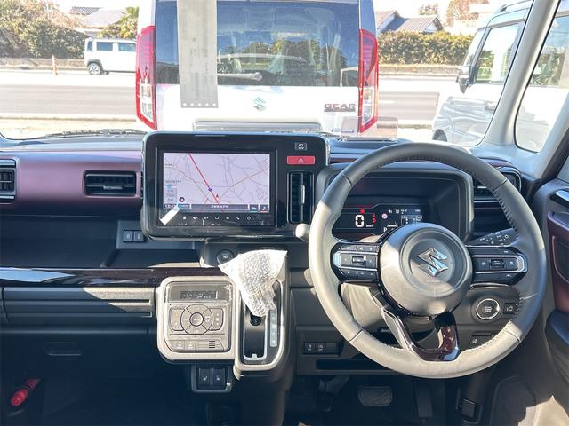 スペーシアカスタム ハイブリッドＸＳターボ　全周囲カメラ　両側電動スライドドア　ナビ　ＴＶ　クリアランスソナー　オートクルーズコントロール　レーンアシスト　衝突被害軽減システム　オートライト　ＬＥＤヘッドランプ　スマートキー（3枚目）