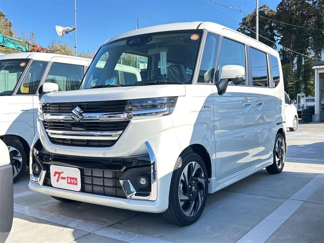 スペーシアカスタム ハイブリッドＸＳターボ　全周囲カメラ　両側電動スライドドア　ナビ　ＴＶ　クリアランスソナー　オートクルーズコントロール　レーンアシスト　衝突被害軽減システム　オートライト　ＬＥＤヘッドランプ　スマートキー（12枚目）