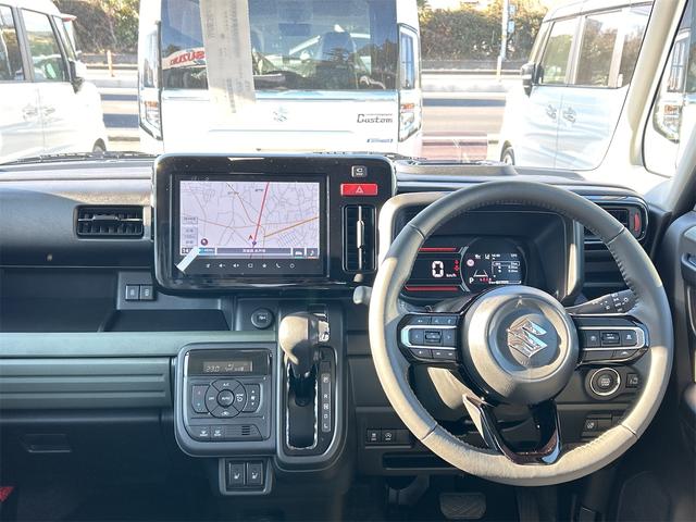 スペーシアギア ハイブリッドＸＺ　全周囲カメラ　両側電動スライドドア　ナビ　ＴＶ　クリアランスソナー　オートクルーズコントロール　レーンアシスト　衝突被害軽減システム　オートライト　ＬＥＤヘッドランプ　スマートキー（3枚目）