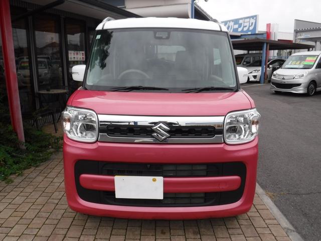 スペーシア ハイブリッドX 衝突被害軽減ブレーキ 純正ナビ フルセグTV 全方位モニター 両側パワースライドドア LEDヘッドライト スマートキー シートヒーター ドライブレコーダー 走行19200km(2枚目)