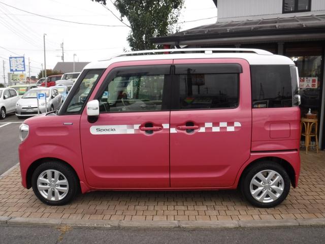 スペーシア ハイブリッドX 衝突被害軽減ブレーキ 純正ナビ フルセグTV 全方位モニター 両側パワースライドドア LEDヘッドライト スマートキー シートヒーター ドライブレコーダー 走行19200km(3枚目)