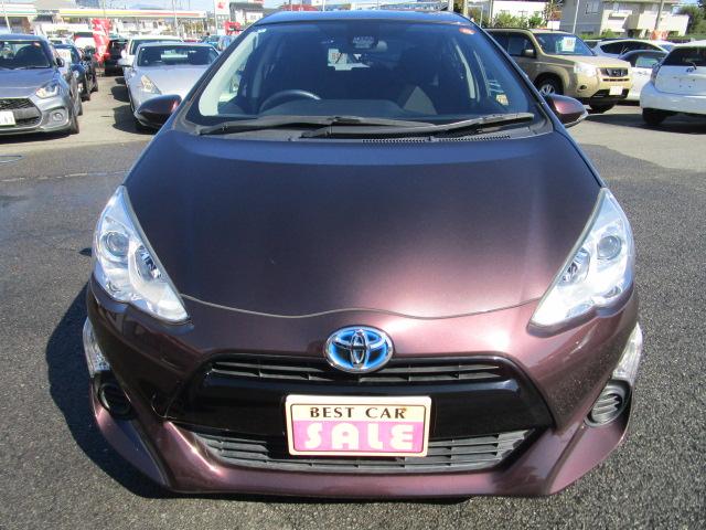 アクア S 後期型 衝突軽減ブレーキ 地デジナビ バックカメラ ETC キーフリー 電格ウインカーミラー レーンキープアシスト 保証1年付(5枚目)